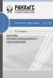 Вызовы профессионального образования Клячко Т.Л.