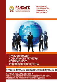 Информационный бюллетень социологической лаборатории. Выпуск 10. Трансформация социальной структуры современного российского общества. Результаты социологических исследований 2020-2021 гг., проведенных в регионах Российской Федерации Меркулов П. А., Алексеенок А. А, Леонова О. В., Михалев И. В.