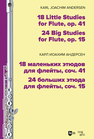 18 маленьких этюдов для флейты, соч. 41. 24 больших этюда для флейты, соч. 15 Андерсен К. И.