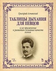 Таблицы дыхания для певцов и их применение к развитию основных качеств голоса Алчевский Г. А.