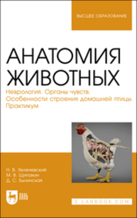 Анатомия животных. Неврология. Органы чувств. Особенности строения домашней птицы. Практикум Зеленевский Н. В., Щипакин М. В., Былинская Д. С.