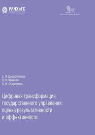 Цифровая трансформация государственного управления: оценка результативности и эффективности Добролюбова Е. И., Южаков В. Н., Старостина А. Н.