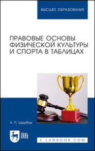 Правовые основы физической культуры и спорта в таблицах Щербак А. П.