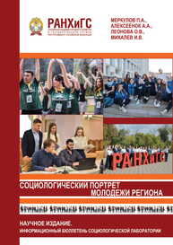 Научное издание. Социологический портрет молодежи региона. Информационный бюллетень социологической лаборатории Меркулов П. А., Алексеенок А. А, Леонова О. В., Михалев И. В.